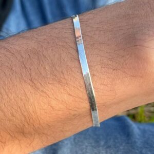 Pulseira Unissex Laminada